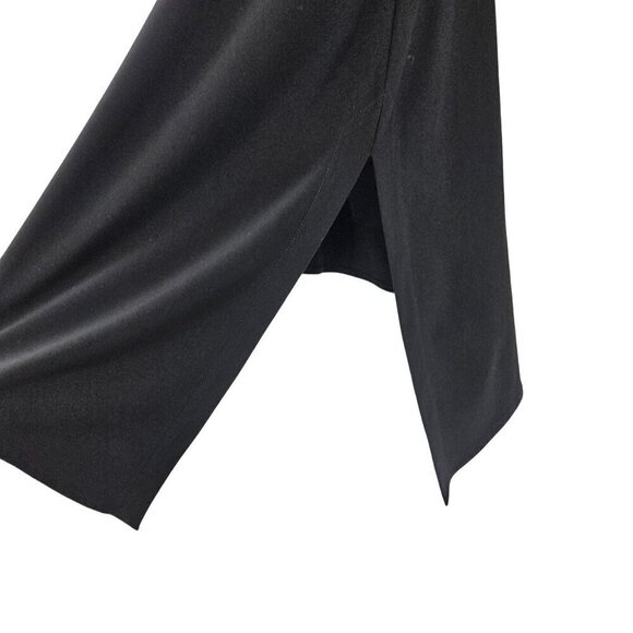 Sympli Nu Focus Tunic Top Black Women's Size 8 Cutout Asymmetric Hem Minimalist - Picture 5 of 10